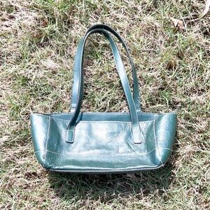 Vintage Y2K Green Leather Purse
